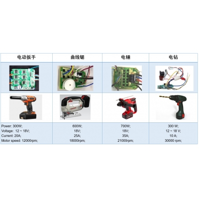 無刷電動工具控制器